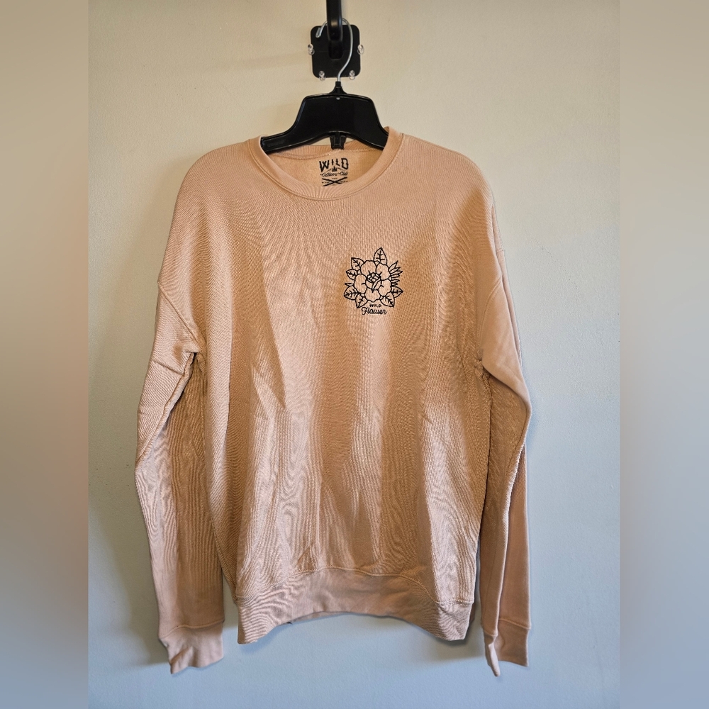 Wild Fable Peach Crew Neck Sweater